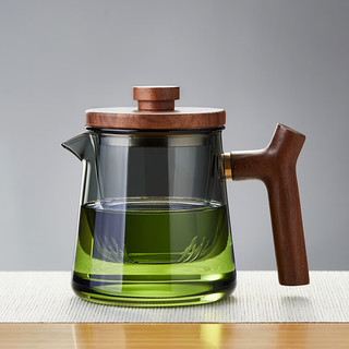 美斯尼玻璃泡茶壶家用茶水分离花茶壶耐高温沏煮茶器功夫茶具套装 一壶二杯