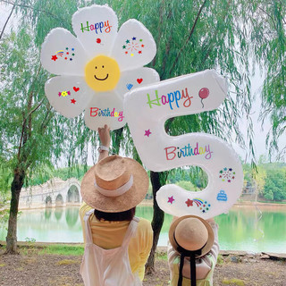 宫薰数字气球生日派对场景布置装饰气球惊喜送女孩周年纪念宝宝周岁5