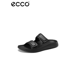 爱步（ECCO）拖鞋男 2023年新款夏季户外防滑休闲凉拖鞋 科摩500954 黑色50095401001 40