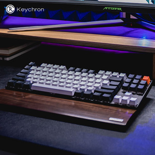 Keychron机械键盘胡桃木掌托舒适办公护腕手托实木木质夏季手枕垫
