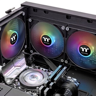 TT（Thermaltake）CT120 140 ARGB机箱风扇减震设计PWM智能温控