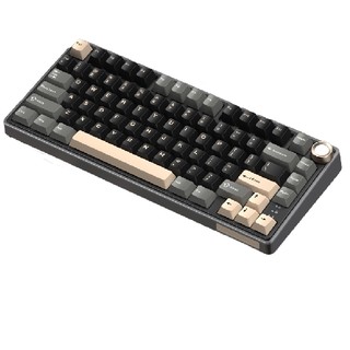 ROYAL KLUDGE R75 有线机械键盘 75键 雪黄轴 RGB背光