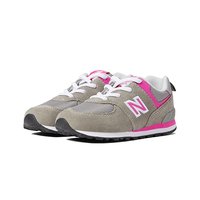 香港直邮潮奢 New balance 女童574 Bungee 系带运动休闲鞋(婴儿/