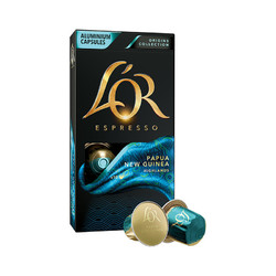 L'OR Nespresso适配咖啡胶囊 巴布亚新几内亚5.2g*10粒/盒