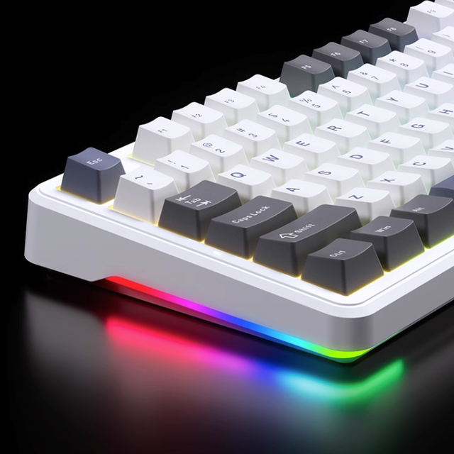 AULA 狼蛛F87 87键有线机械键盘星际迷航灰木轴V3 RGB 【报价价格评测