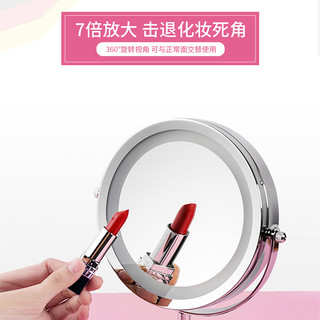 beurer网红日光化妆镜便携台式桌面梳妆小镜子LED带灯学生补光镜
