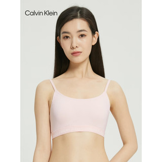 Calvin Klein 内衣女士时尚可抽取衬垫舒适无钢圈细肩带文胸QP2581O 2NT-浅粉色 S