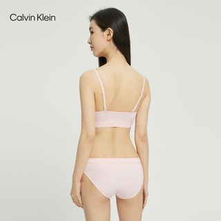Calvin Klein 内衣女士时尚可抽取衬垫舒适无钢圈细肩带文胸QP2581O 2NT-浅粉色 M