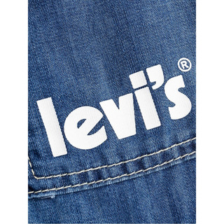 Levi's李维斯童装夏季新款男童牛仔裤儿童休闲工装裤 湖灰蓝 160/69(XL)