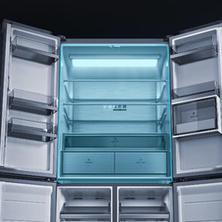 MIJIA 米家 BCD-603WGSA 风冷十字对开门冰箱 603L 黑色