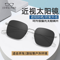 镜邦镜邦时尚近视太阳镜可配度数 31285银色 配1.56偏光太阳镜（带散光）