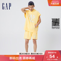 Gap男女装LOGO纯棉短裤858385春夏情侣休闲裤无性别