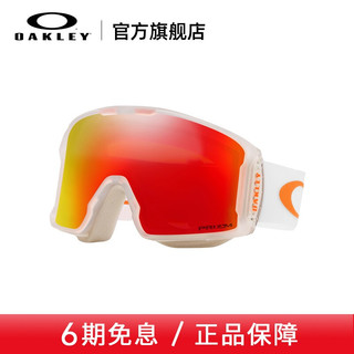 OAKLEY 欧克利潮流新品雪镜谱锐智护目镜LINE MINER LOO7070 谱锐智火红色/镀膜0OO7070-53