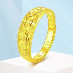 gold dragon 金龙珠宝 满天星足金戒指 约2.55g gr107d