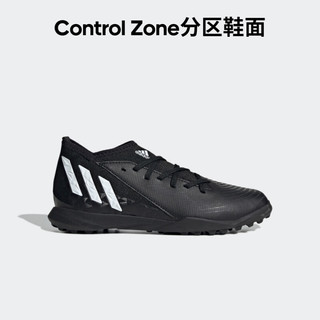 adidas阿迪达斯官方PREDATOR EDGE男女小童硬人造草坪足球运动鞋 黑色/白色 30(180mm)