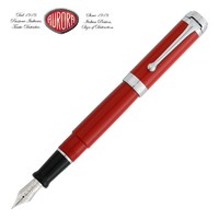 AURORA 奥罗拉 钢笔 TALENTUM特兰特系列 D11-R 红杆银夹 M尖 单支礼盒装