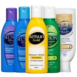 Selsun blue 澳洲selsun洗发水滋养去屑海外去头皮屑止痒洗发膏