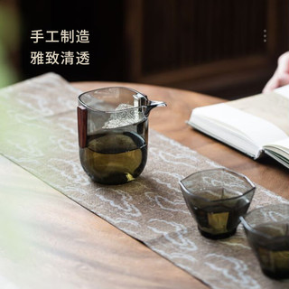 忆壶茶（YIHUTEA）公道杯高硼硅玻璃耐热分茶器茶海公杯功夫茶具配件