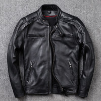 PERCOOL 男士皮衣 PC-15617 黑色 XL