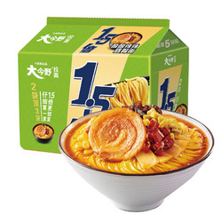 今麦郎 大今野1.5倍酸辣豚骨拉面 135g*5袋