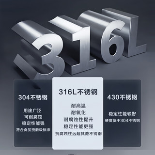 Midea 美的 32cm不粘锅少油烟炒菜316L不锈钢蜂窝不花芯平底炒菜锅电磁炉明火通用炒锅 CG32M02S