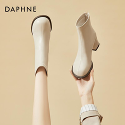 DAPHNE 达芙妮 女款小香风高级短靴 4022605157