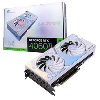 COLORFUL 七彩虹 iGame GeForce RTX 4060Ti Ultra W DUO OC 8GB 显卡 白蓝