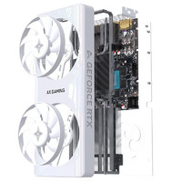 88VIP：AX 电竞叛客 GeForce RTX 4060 X2W 8GB 显卡 8GB 白色