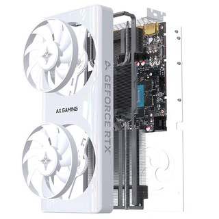 AX 电竞叛客 GeForce RTX 4060Ti X2W 8GB 显卡 8GB 白色