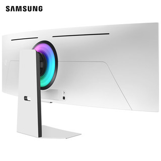 SAMSUNG 三星 S49CG954SC 49英寸 OLED 曲面 FreeSync 显示器（5120×1440、240Hz、99%sRGB、HDR400）