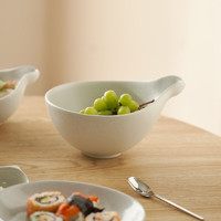 肆月创意葫芦面碗日式汤碗大碗家用陶瓷碗个人专用 白丨大碗丨大容量