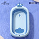 YeeHoO 英氏 婴儿洗澡盆 皇冠浴盆-蓝色（单盆）