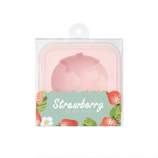 霜山雪糕模具食品级硅胶可爱草莓冰棍冰淇淋磨具自制冰棒冰盒