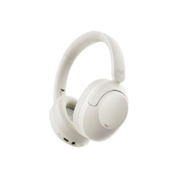 PLUS会员：QCY 意象 H4 耳罩式头戴式动圈无线蓝牙耳机 云锦白 Type-C