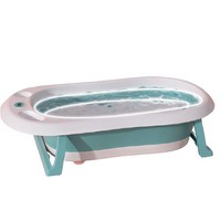PLUS会员：十月结晶 婴儿浴盆 格洛里蓝+浴垫+浴网