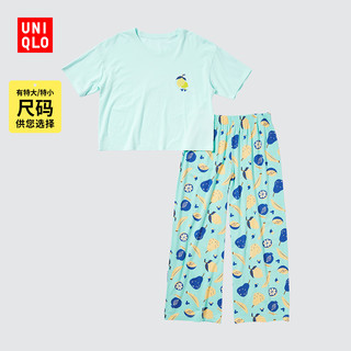 UNIQLO 优衣库 UT 女装Disney休闲套装(短袖/长裤 迪士尼家居睡衣) 452068