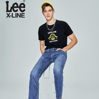 Lee 男士中腰浅蓝色牛仔裤 LMB1007