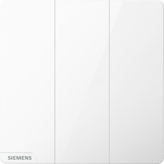 PLUS会员：SIEMENS 西门子 皓彩 三开单控开关