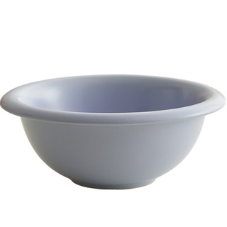 肆月奶油风陶瓷碗面碗汤碗沙拉碗个人专用 8.5英寸反口碗-紫色