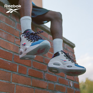 Reebok 锐步 官方2022男鞋QUESTION MID经典复古中帮篮球鞋GW8858