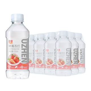 优珍 草莓味苏打水饮料 350ml*12瓶