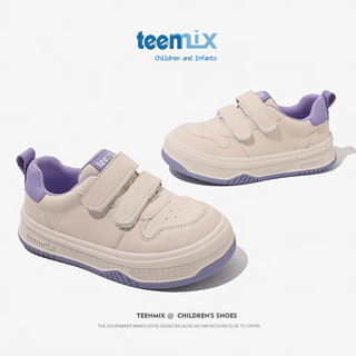 TEENMIX 天美意 春秋季新款时尚儿童运动鞋低帮大童滑板鞋潮牌
