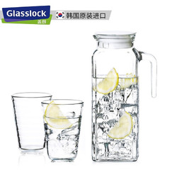 Glasslock 三光云彩 果汁玻璃瓶件套装 1140ml*1+375ml*2