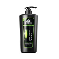 adidas 阿迪达斯 去头皮屑控油洗发水家庭装730ml洗发膏男士男生止痒去油