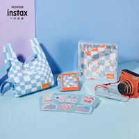 INSTAX Fujifilm/富士一次成像方形周边配件盒 彩色棋盘格