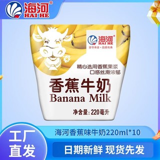 海河乳业 海河（HAI  HE）牛奶天津网红海河牛奶香蕉味