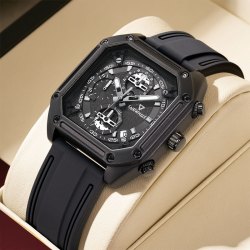 mark fairwhale 马克华菲 2022新款国潮方形手表男士品牌机械表石英