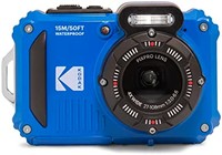 Kodak 柯达 PIXPRO WPZ2 坚固防水数码相机 16MP 4X 光学变焦 2.7 英寸 LCD 全高清视频,蓝色