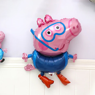 多美忆生日装饰气球场景布置儿童女孩周岁男宝宝满月电视投屏小猪佩奇