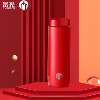 茶马仕不锈钢真空杯梦重力308ml中国红316不锈钢保温杯TMZ1801-308